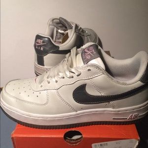 Air Force 1 - white/Pewter-Perfect Pink with Box!