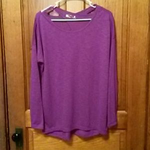 Purple relaxed fit xersion shirt