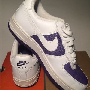 Nike Air Force 1 white/Purple LIKE NEW