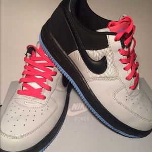 Nike Force 1 - grey, black, flamingo with box!