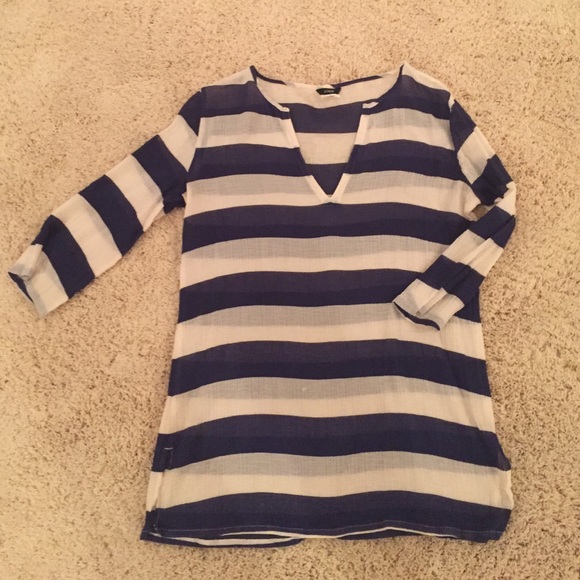 Nautical striped cover from J. Crew