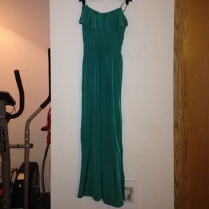 Teal Green Town Gown