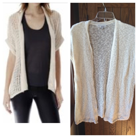 Isabel Lu Cream Knit Cardigan Duster