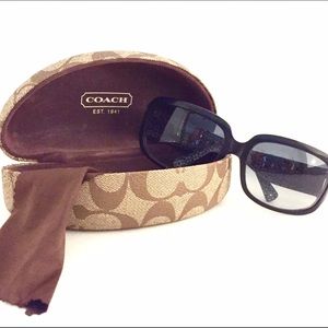 COACH Dulcinea Sunglasses S-830 Black Frame
