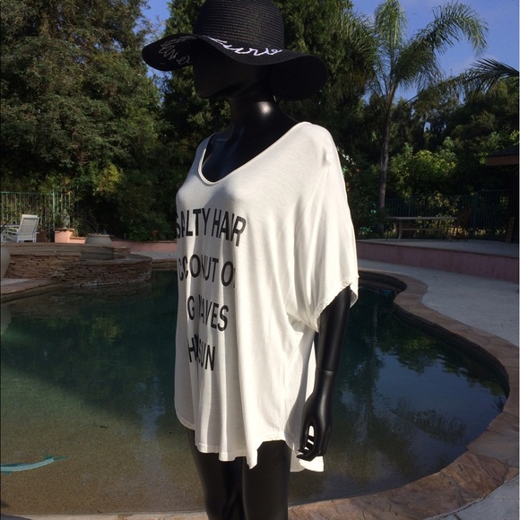 Ultra Soft Salty Hair Beach Tee - Picture 4 of 8