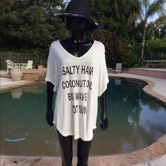 Ultra Soft Salty Hair Beach Tee - Picture 7 of 8