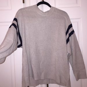 J Crew Italian Cashmere Grey Sweater