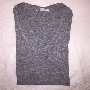 Stateside Grey V-neck shirt