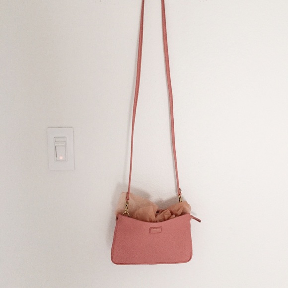 Fossil Bags Pink Mini Crossbody Purse Poshmark