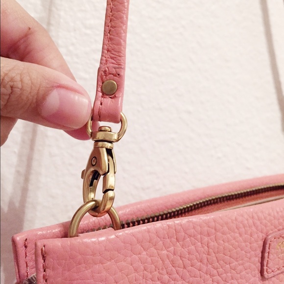 Fossil Bags Pink Mini Crossbody Purse Poshmark