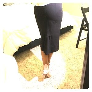 Chocolate bebe midi skirt