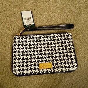 Houndstooth Ralph Lauren Wristlet