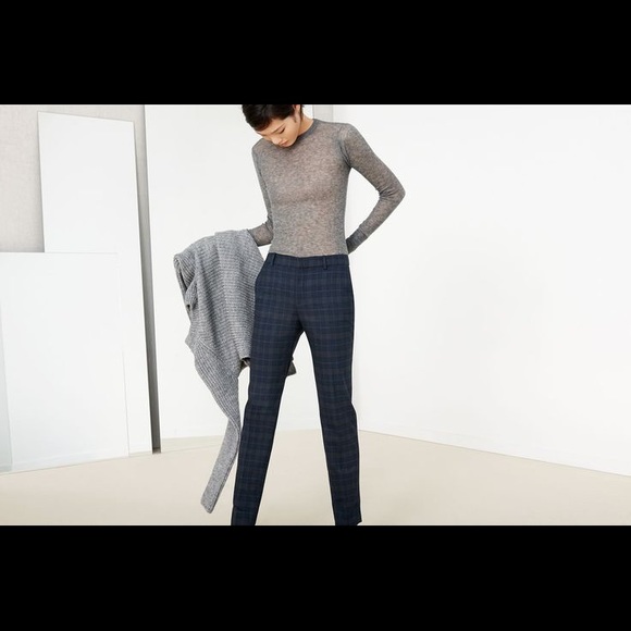 Zara plaid pants