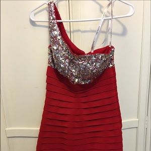 Sherri Hill Red Cocktail Dress