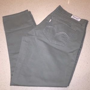 525' Skinny - Olive - size 28
