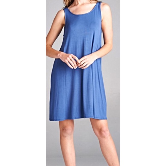 Sexy strappy back dress-2 colors