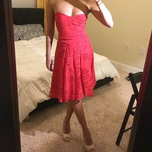 Strapless G by Guess geranium dress