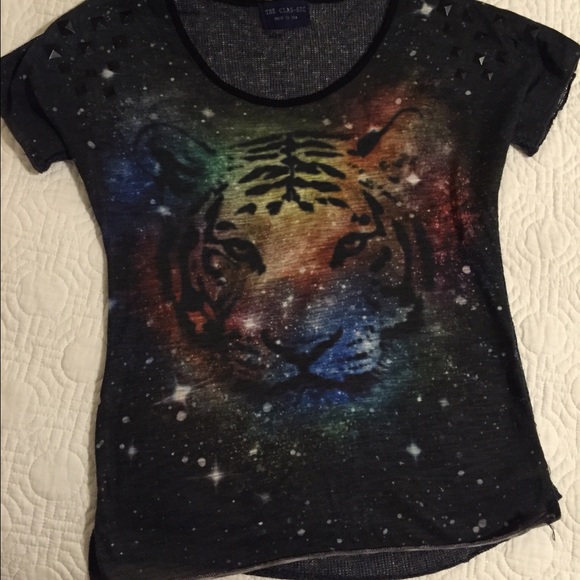 Psychedelic tiger top