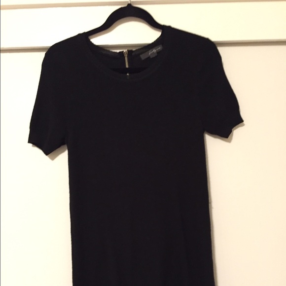 Black shirt dress