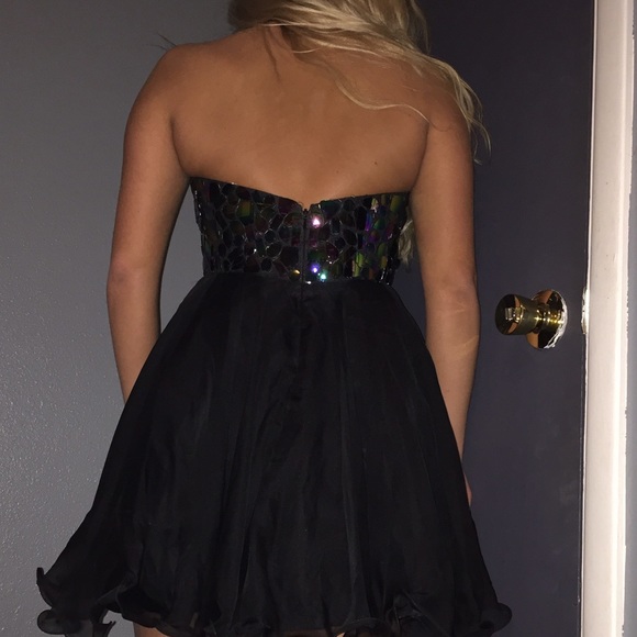 Unique Black Homecoming Dress - Picture 3 of 3