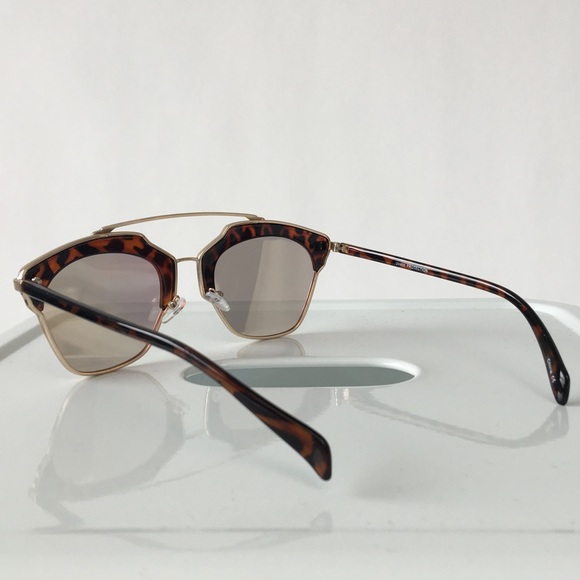 Accessories - Cat Eye Double Bridge Sunglasses w/ Purple Lenses Accessories - Cat Eye Double Bridge Sunglasses w/ Purple Lenses