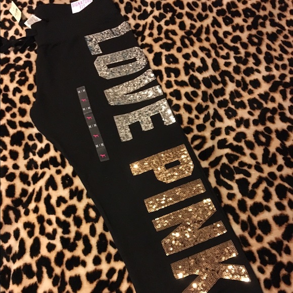 Vs pink bling pants