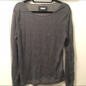 Reformation sheer long sleeve