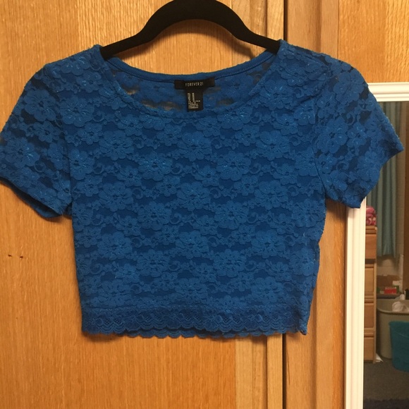 Lace crop top