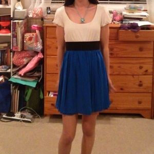 Blue-and-White Dress