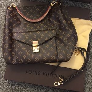 100% Authentic Louis Vuitton Monogram Metis Bag!