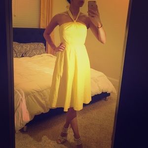 100% cotton J. Crew halter sundress