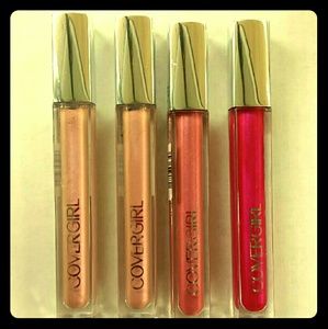 Covergirl lipgloss/bundle 4 pcs