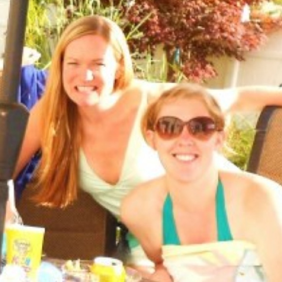 Mint Green Chevron Sun Dress - M - Picture 3 of 4