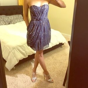 Draped strapless BCBGeneration cocktail dress