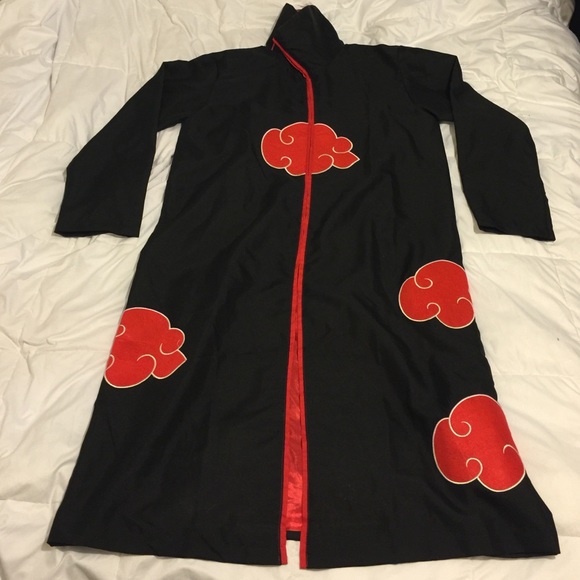 Naruto "Akatsuki Cloak".  Awesome for Halloween
