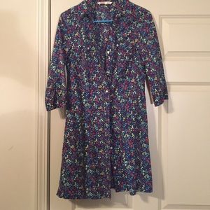 Floral Shirt Dress