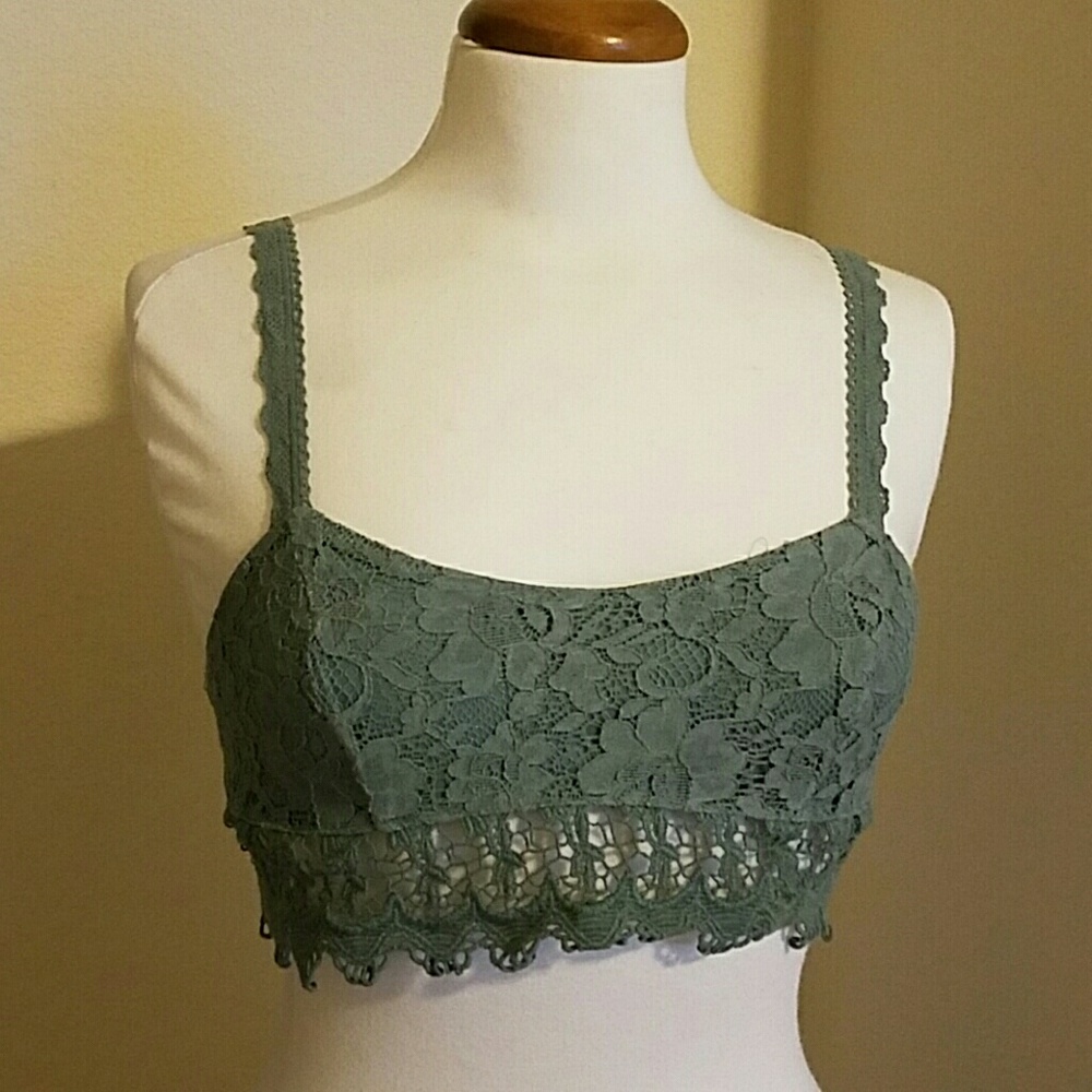 Crochet Spaghetti Strap Bralet