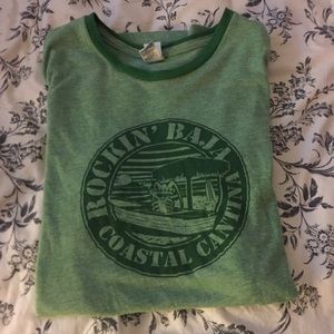 Green graphic tee