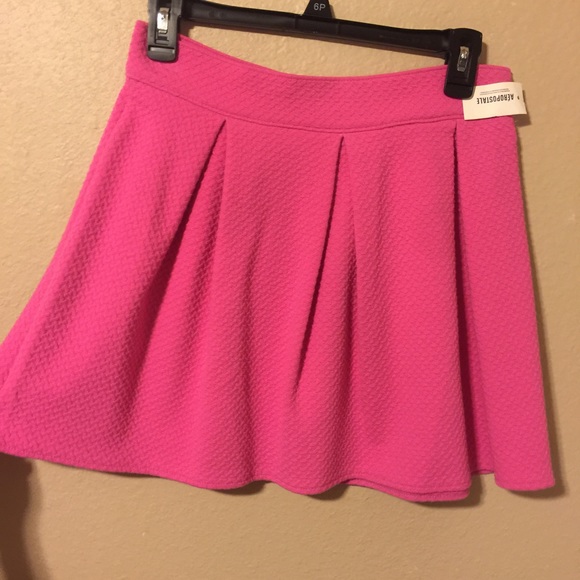 Pink mini skirt