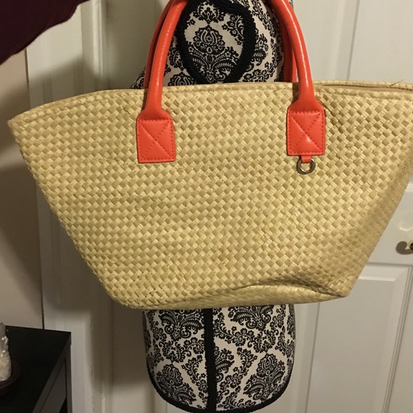 Cream straw / whicker bag Avon