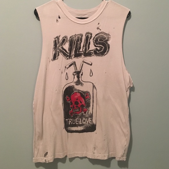 UNIF Tops - UNIF "True Love Kills" Muscle Tee