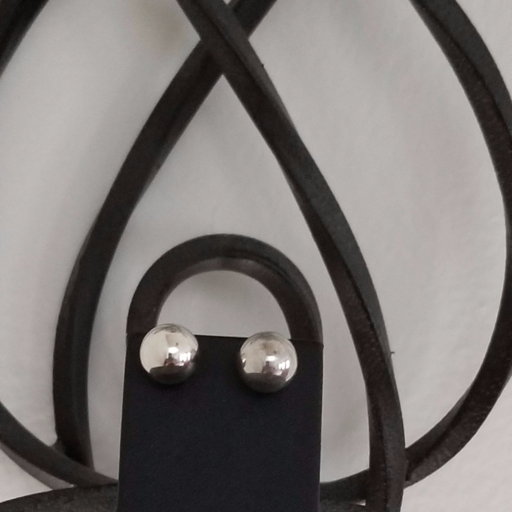 Sterling Silver Ball Studs 10mm