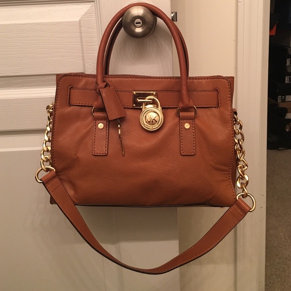 Michael Kors Medium Hamilton Saffiano Satchel