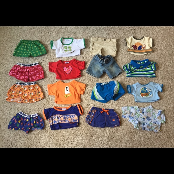 Lot of 27 Build-A-Bear tops and bottoms
