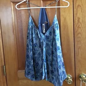 Peacock patterned Eyeshadow tank top