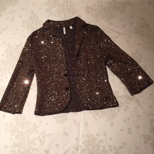 Iisli champagne sequins blazer!