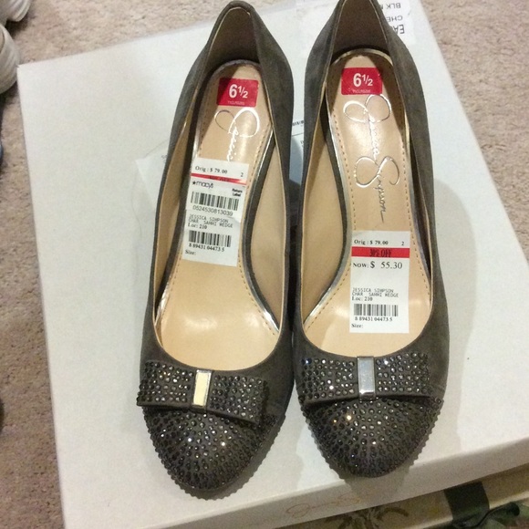 🚫SOLD🚫Jessica Simpson Wedges w/Bow
