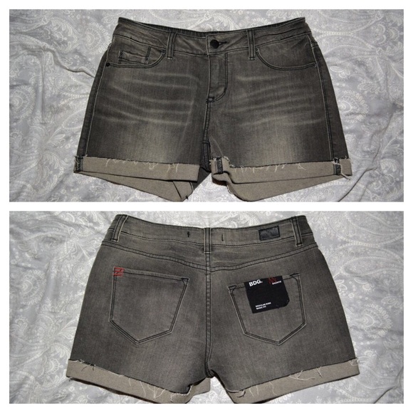 NWT BDG Grey jean shorts, size 6