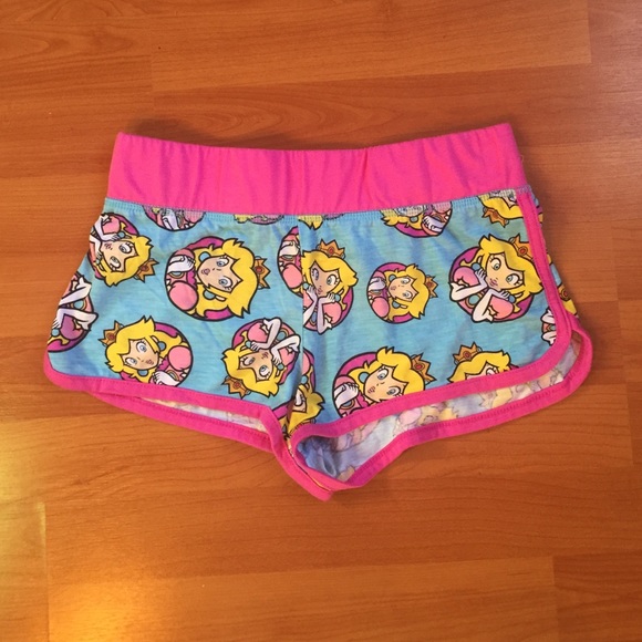 nintendo shorts princess peach pj poshmark