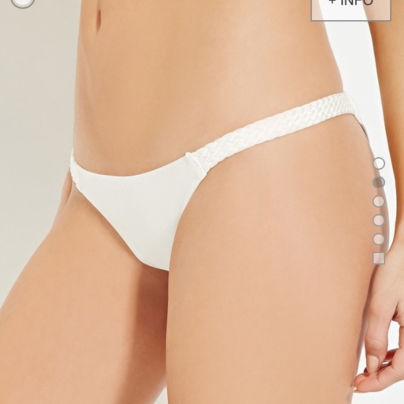 Brand new with tags ivory braided bikini bottom